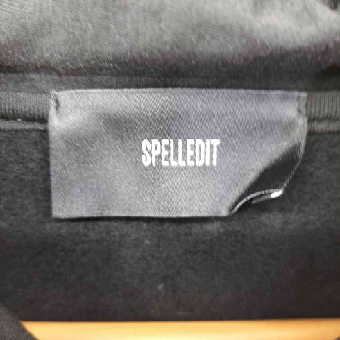 SPELLEDIT バックプリント ジップパーカー レディース