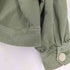 ザラ ZARA タックスリーブ デニムジャケット レディース import:L