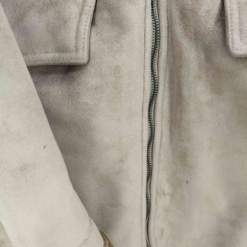 ユナイテッドカラーズオブベネトン UNITED COLORS OF BENETTON ジップ フェイクムートンコート レディース