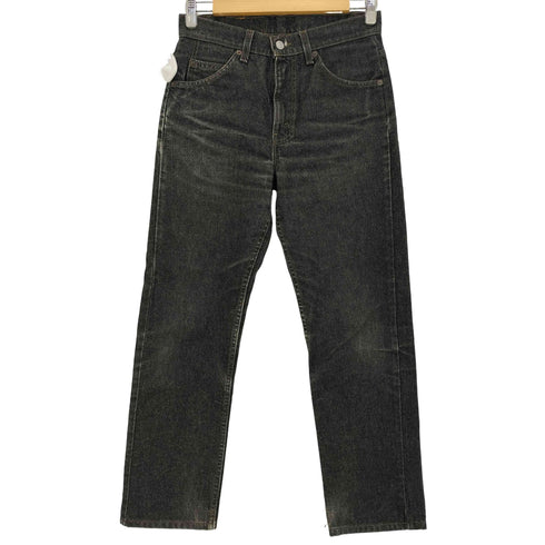 リーバイス Levis 90S USA製 505 ボタン裏585 オレンジタブ 先染め ブラック デニム メンズ W29 L32