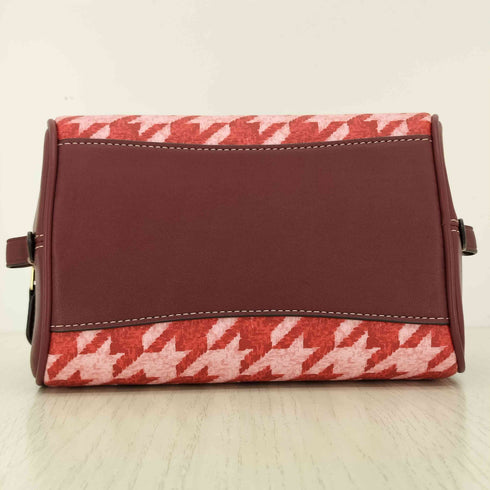 コーチ COACH シドニー サッチェル・ハウンドトゥース プリント 2way バッグ レディース