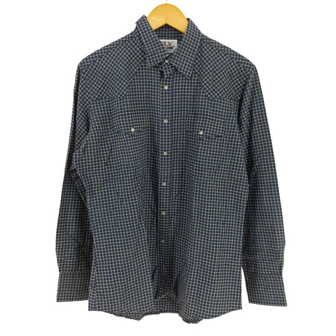 エリーキャトルマン ELY CATTLEMAN チェック ウエスタンシャツ メンズ 16-35