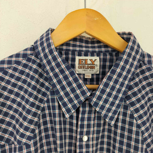 エリーキャトルマン ELY CATTLEMAN チェック ウエスタンシャツ メンズ import:XXL
