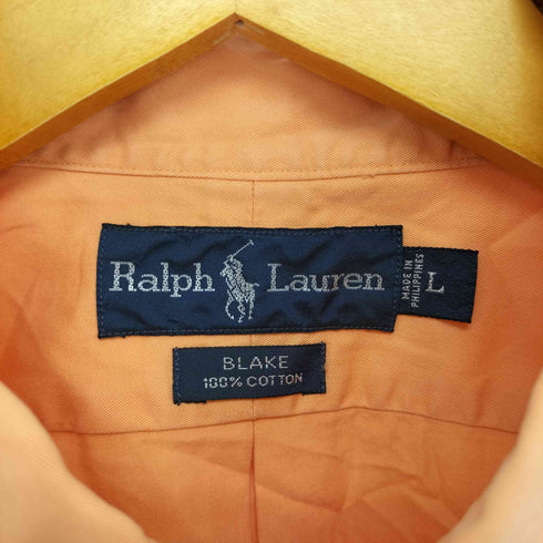 ラルフローレン RALPH LAUREN BLAKE ポニー刺繍 L/S ボタンダウン シャツ メンズ import:L