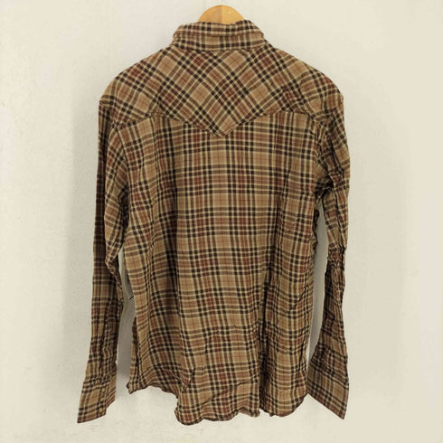 ラングラー Wrangler retro チェック ウエスタンシャツ メンズ import:XL