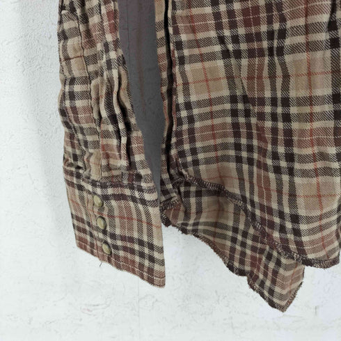 ラングラー Wrangler retro チェック ウエスタンシャツ メンズ import:XL