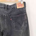 リーバイス Levis 505 メキシコ製 REGULAR FIT ブラックデニムパンツ メンズ 38inch