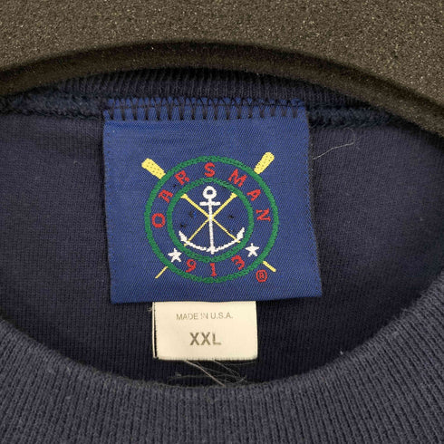ユーエスエアーフォース U.S. AIR FORCE oarsman usa製 air force academy 星条旗 クルーネックスウェット メンズ import:XXL