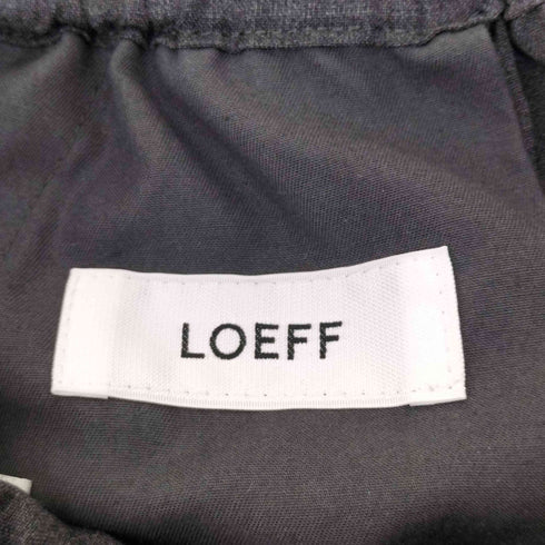 ロエフ LOEFF トロピカルウール イージーワイドトラウザー レディース JPN:1