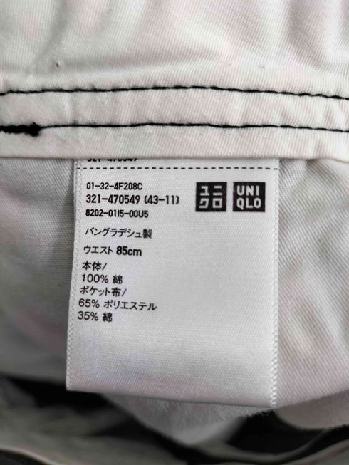 ユニクロユー UNIQLO U ワイドフィットチノ メンズ 85cm