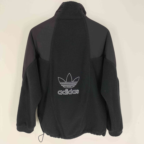 アディダスオリジナルス adidas Originals 20AW Big Trefoil Mix Half Zip JKT ビッグ トレフォイル ミックス ハーフ ジップ ジャケット メンズ O