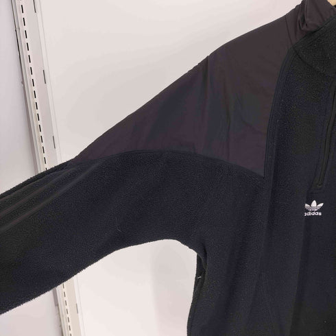 アディダスオリジナルス adidas Originals 20AW Big Trefoil Mix Half Zip JKT ビッグ トレフォイル ミックス ハーフ ジップ ジャケット メンズ O