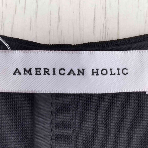 アメリカンホリック AMERICAN HOLIC Vネックコクーンワンピース レディース JPN:M