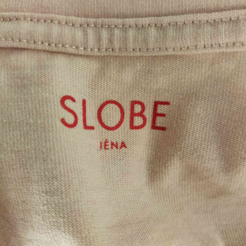 スローブイエナ SLOBE IENA PUR JUS ロゴプリントTEE レディース FREE