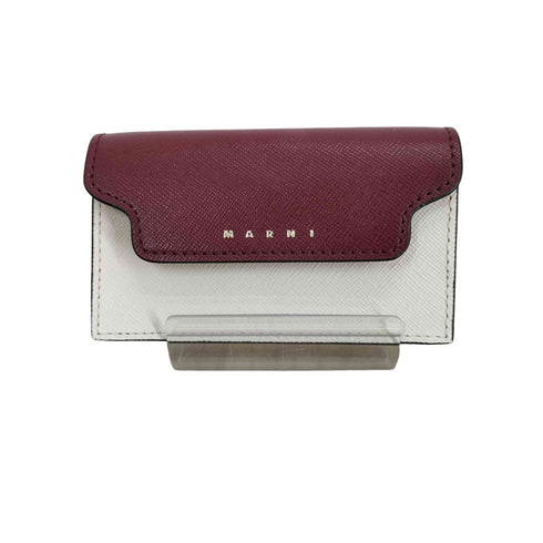 マルニ MARNI フラグメント カードケース 名刺入れ サフィアーノレザー レディース