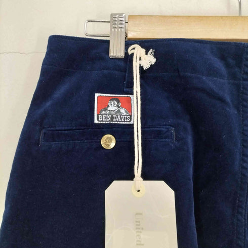 ベンデイビス BEN DAVIS UNITED STUDIO ARCHIVE SCOVILL ZIP Indigo Velveteen Gorilla Cut Pants メンズ 34