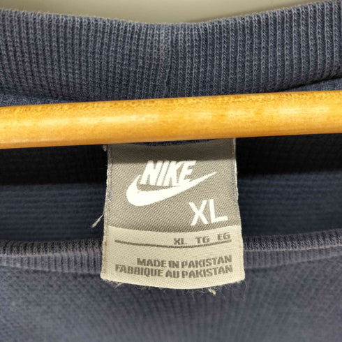 ナイキ NIKE 00S フロントロゴ刺繍 L/S ワッフルカットソー メンズ import:XL