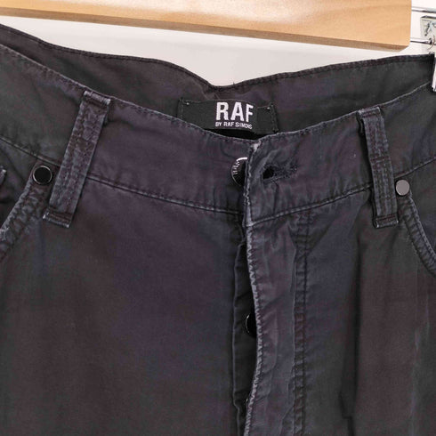 ラフバイラフシモンズ RAF BY RAF SIMONS Y2K 裾ジップ グランスキニーパンツ メンズ 32