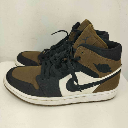 ジョーダンブランド JORDAN BRAND Air Jordan 1 Mid SE Olive Toe メンズ JPN:26.5