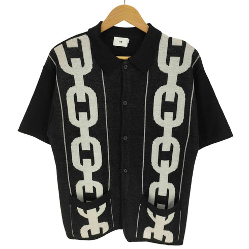 エフティダブリュー フォーザウィーケンド FTW / FOR THE WEEKEND 23SS PATTERN KNIT S/S SHIRT パターン ニット 半袖 シャツ メンズ JPN:L