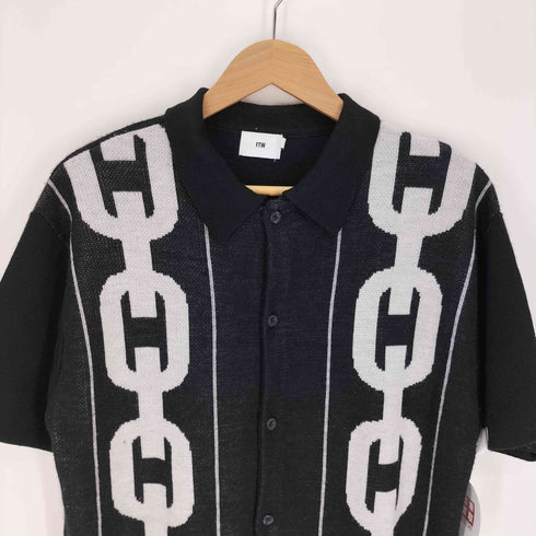 エフティダブリュー フォーザウィーケンド FTW / FOR THE WEEKEND 23SS PATTERN KNIT S/S SHIRT パターン ニット 半袖 シャツ メンズ JPN:L