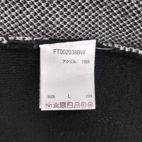 エフティダブリュー フォーザウィーケンド FTW / FOR THE WEEKEND 23SS PATTERN KNIT S/S SHIRT パターン ニット 半袖 シャツ メンズ JPN:L