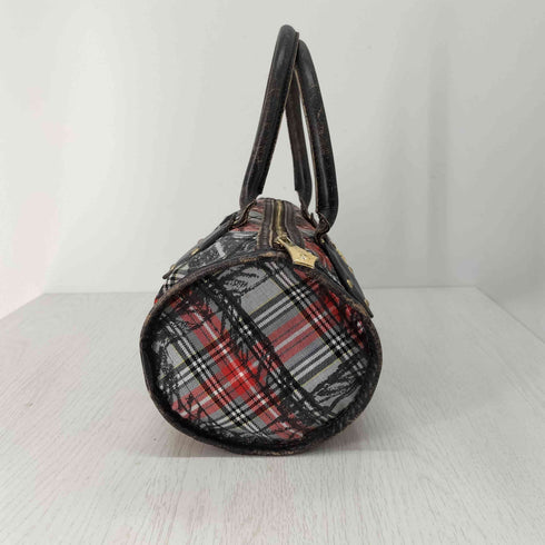 ヴィヴィアンウエストウッドアクセサリー Vivienne Westwood Accessories クレヨンタータンチェック柄 ハンドバッグ レディース