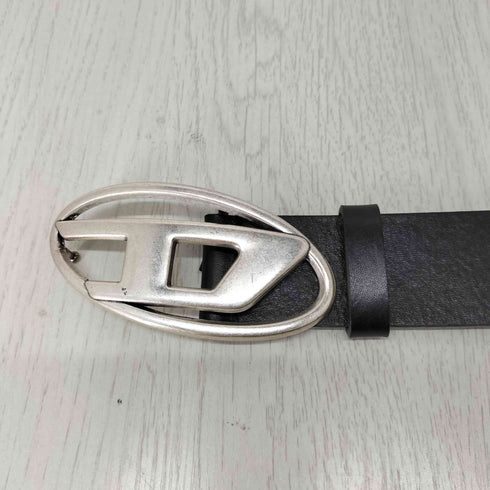 ディーゼル DIESEL ロゴバックル レザーベルト メンズ