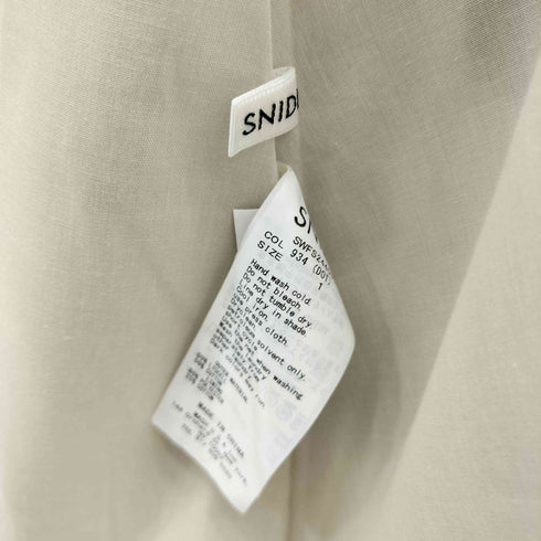 スナイデル snidel 24AW サイドオープンコットンロングスカート レディース JPN:1