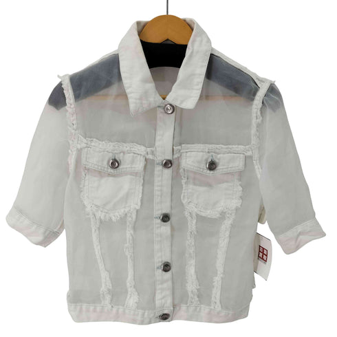 S/S シースルーデニムジャケット レディース
