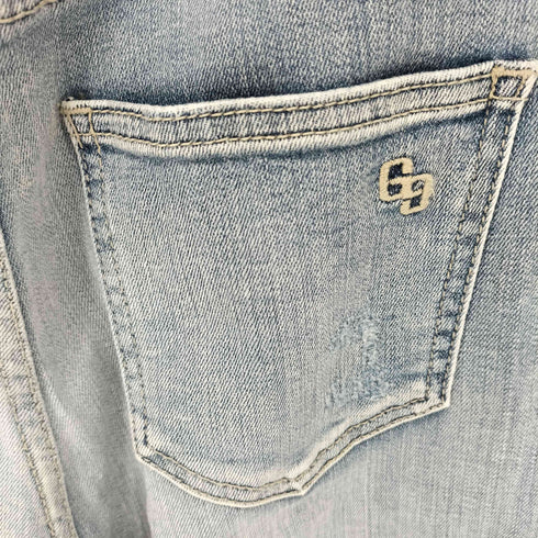 ジェイダ GYDA H/Wサイドベルトデザインスキニーデニムパンツ レディース JPN:M
