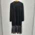 L/S レースドッキングベロアワンピース レディース