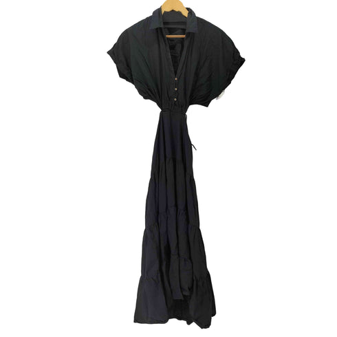 ザラ ZARA S/S カットアウトティアードロングワンピース レディース JPN:L