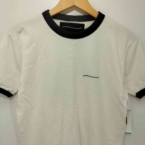 TSUBASA ARTWORK SILK SCREEN プリント S/S リンガー Tシャツ メンズ JPN:M