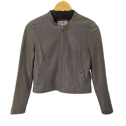 ボールジー BALLSEY ラムレザーノーカラージャケット レディース JPN:38