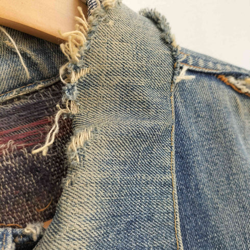 リーバイス Levis 60-70s ボタン裏526 BIG E 均等V ブランケットライナー 4th デニムトラッカージャケット メンズ