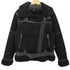 ザラ ZARA ダブルライダース ムートンジャケット レディース import:M