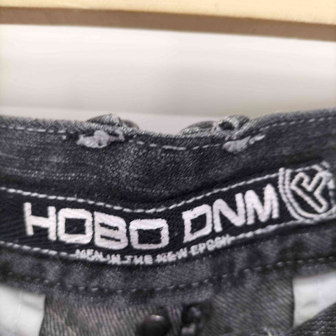 ホーボー hobo ロゴ プリント Baggy Denim Shorts バギー デニム カーゴ ショート パンツ Y2K メンズ W:88