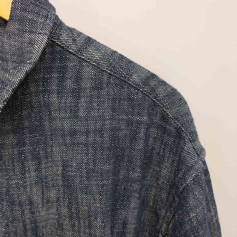 ザラ ZARA オーバーサイズデニムシャツ メンズ import:L
