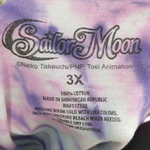 00s タイダイ柄 キャラクタープリント S/S Tシャツ メンズ 3X