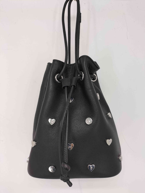 アベイシングエイプ A BATHING APE BAPY studded bucket bag 巾着 スタッズレザーバッグ レディース