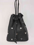 アベイシングエイプ A BATHING APE BAPY studded bucket bag 巾着 スタッズレザーバッグ レディース