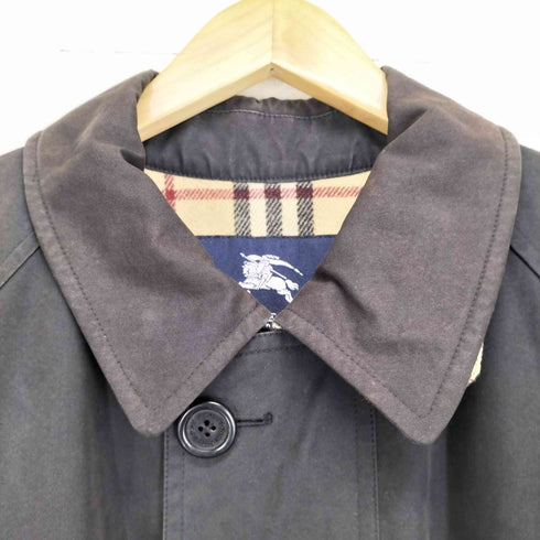 バーバリーロンドン BURBERRY LONDON 裏地フリースノバチェック ハーフコート メンズ 48