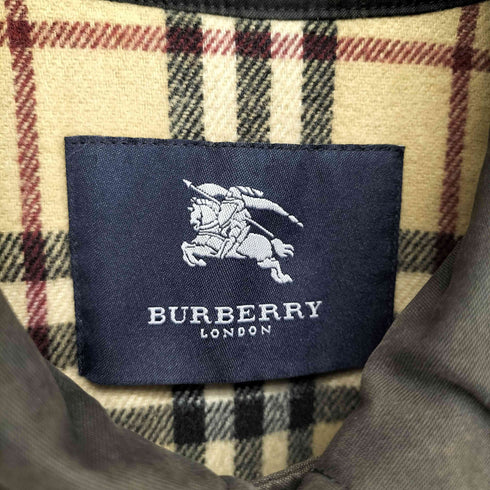 バーバリーロンドン BURBERRY LONDON 裏地フリースノバチェック ハーフコート メンズ 48