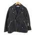 マウジー moussy LEATHER RIDERS ラムレザー ダブル ライダース ジャケット レディース FREE