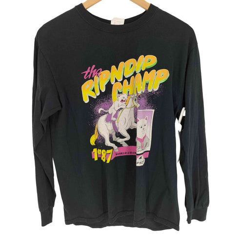 リップンディプ RIPNDIP Riding Champ L/S T-Shirt ライディング チャンプ ロング スリーブ Tシャツ レディース import:M