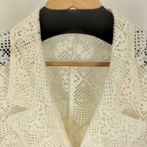 チャオパニック Ciaopanic 24AW 総柄 メッシュ ダブルブレスト テーラード ジャケット レディース ONE SIZE
