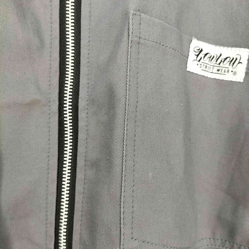 LOWLOW STREET WEAR ジップアップ ワークシャツ メンズ 2XL