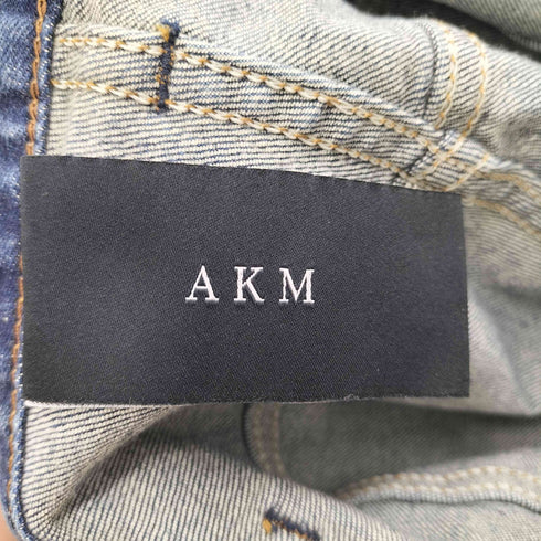 エーケイエム AKM 別注 ダメージ加工 パッチワーク デニムパンツ メンズ JPN:M