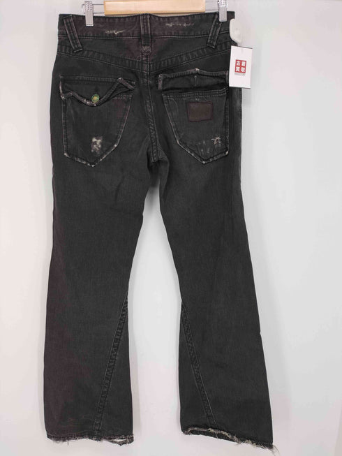 スティッチーズ STITCHS y2k NEBRASKA ダメージ フレアデニムパンツ メンズ S32